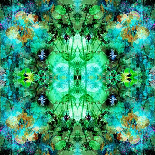 Painterly flowers