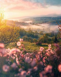 Morgenspaziergang durch Farbenpracht
