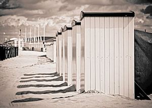 Strand cabines in katwijk sur Dirk van Egmond