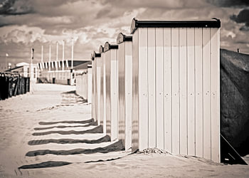 Strand cabines in katwijk