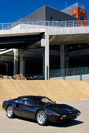 Ferrari 308 GTB sports car in black by Sjoerd van der Wal Photography