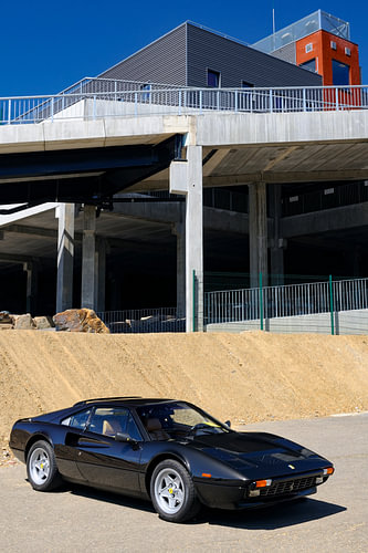 Ferrari 308 GTB sports car in black