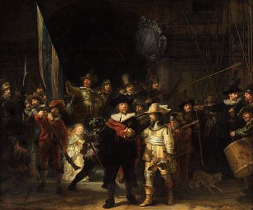 De Nachtwacht - Schilderkunst van Rembrandt van Rijn van Henri Ton