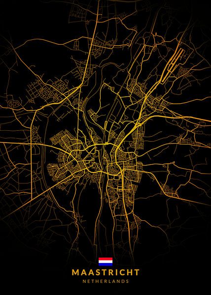 Maastricht Stadtplan von Kenda Maruyama