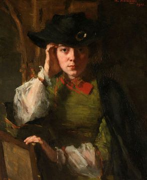 Portret van Lizzy Ansingh, Thérèse Schwartze