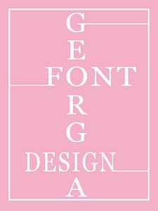 Type de lettre Géorgie