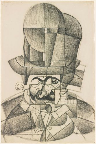 Juan Gris, l'homme au chapeau d'opéra - 1912