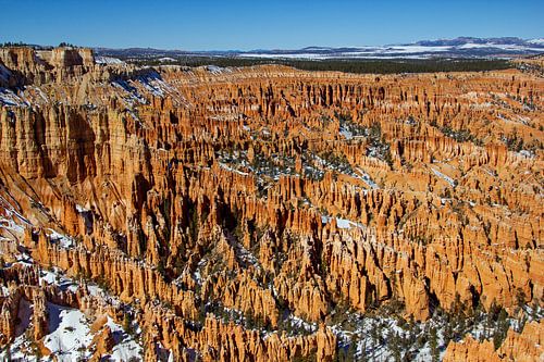 Bryce Canyon National Park in de winter, Utah, Verenigde Staten