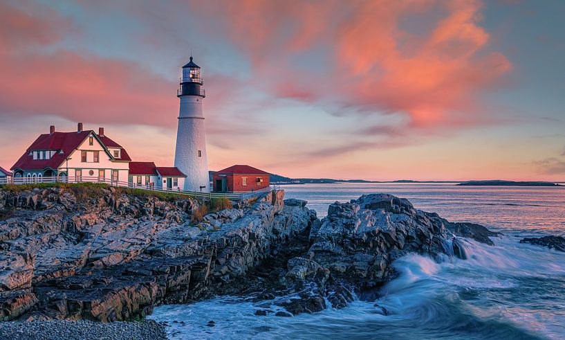 Portland Head Light, Maine by Henk Meijer Photography