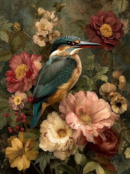 Vogels in Bloei – Een Harmonisch Samenspel van Natuur en Kleuren