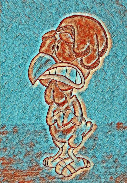 Chicken without feathers by Jose Lok