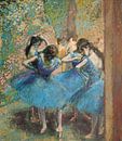 Tänzer in Blau, Paris, Edgar Degas von Bridgeman Masters Miniaturansicht
