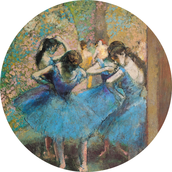 Dansers in blauw, Parijs, Edgar degas (gezien bij vtwonen) van Bridgeman Masters