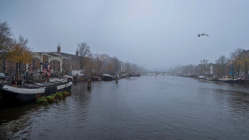 Foggy Amsterdam by Peter Bartelings