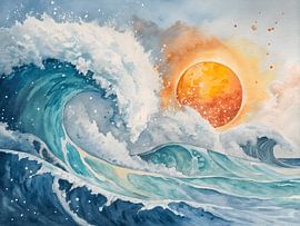 La montée en puissance du soleil sur Artistic