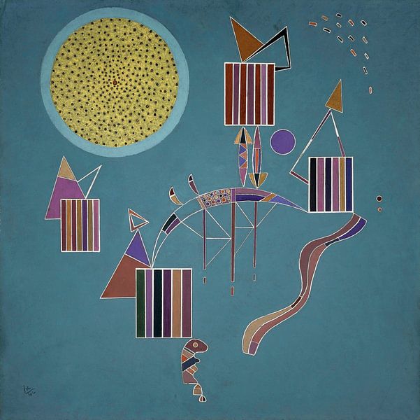 An Intimate Party, Wassily Kandinsky by Masterful Masters