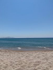 Blick vom Strand auf Kos von Daniëlle Wiersema