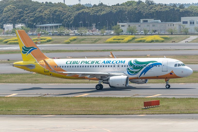 Cebu Pacific Airbus A320 passagiersvliegtuig. van Jaap van den Berg