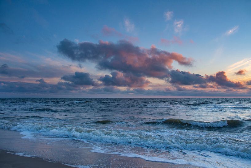 Sunset North Sea Callantsoog by Margreet Frowijn
