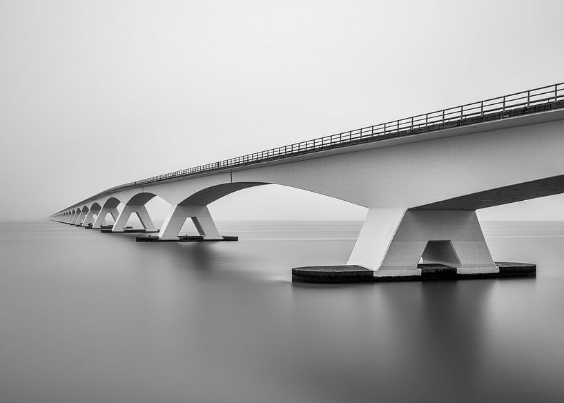 Sea sandbridge long exposure I by Teun Ruijters