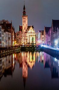 Jan van Eyckplein, Brügge Winterglühen (Bunte Stimmung)
