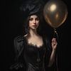 La dame au ballon de bronze. sur Eye Candy Galore