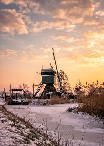 Lever de soleil à De Trouwe Waghter