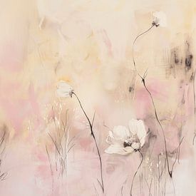 Field of flowers in pastel colours by Studio Allee