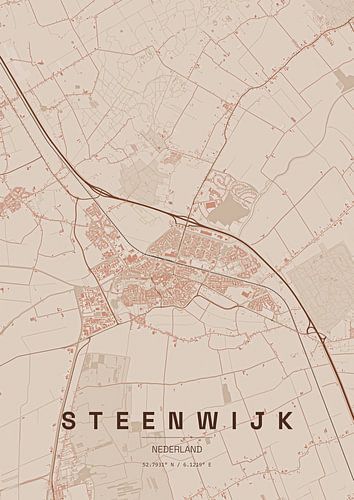 Steenwijk Plattegrond