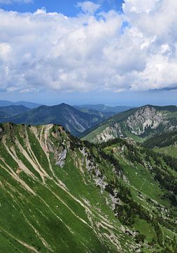 Ausblick über die Alpen van Heiko Obermair