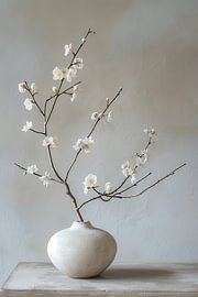 Minimalistische Stilllebenfotografie im Japandi-Stil