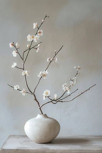 Minimalistische stillevenfotografie Japandi stijl