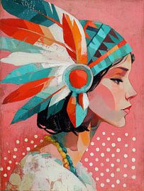 Vrouw Veren van De Mooiste Kunst