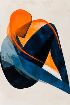 Abstract figuur van Poster Art Shop