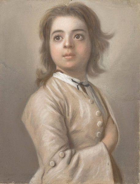 Studie eines Knaben im Halbschatten, Jean-Etienne Liotard von Meisterhafte Meister