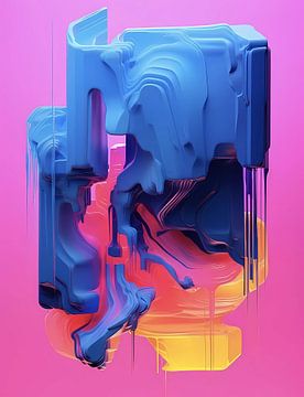 Wet abstract art by Yoga Pranata