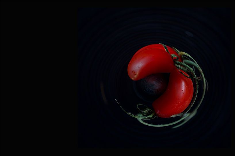 Roterende tomaten van Mirjam van Vooren