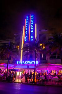 Miami Beach - Ocean Drive bei Nacht