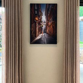 Klantfoto: Valencia Straat van Iman Azizi, als artframe