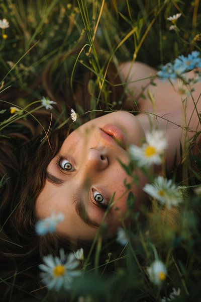 Grown beauty in the grass by Poster Art Shop