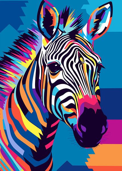Wild Nature WPAP Color Style von Mason Scott