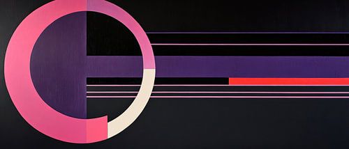 Geometrische kleurencompositie - Abstract