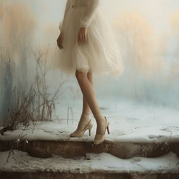 Winterse Elegantie van Witte Schoonheid van Karina Brouwer