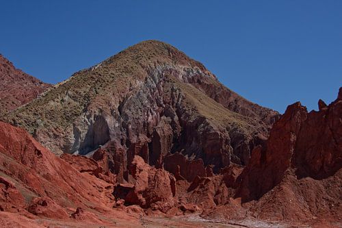 Rainbow valley in de Atacama woestijn