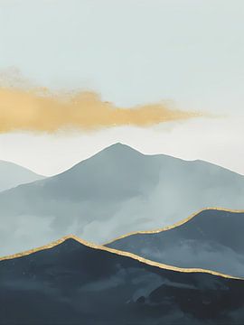 Gold line in the Silence by Victor Weijers