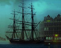 Clipper Young America bij nacht