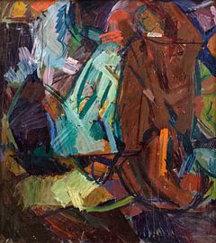 Study after Delacroix’s ‘Dante og Vergil’, Edvard Weie