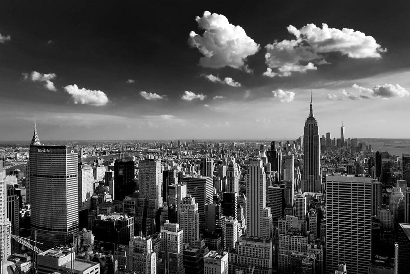 Overzicht New York City van Kurt Krause