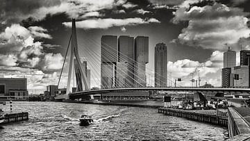 Skyline von Rotterdam von Ad Van Koppen
