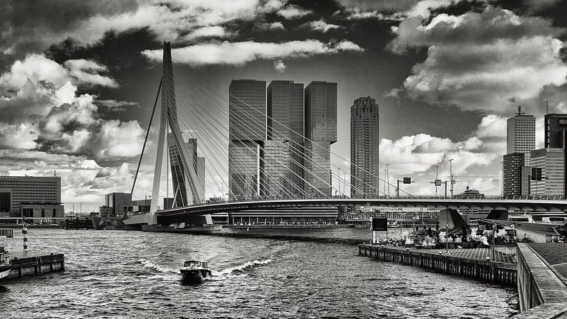 Skyline van Rotterdam van Ad Van Koppen